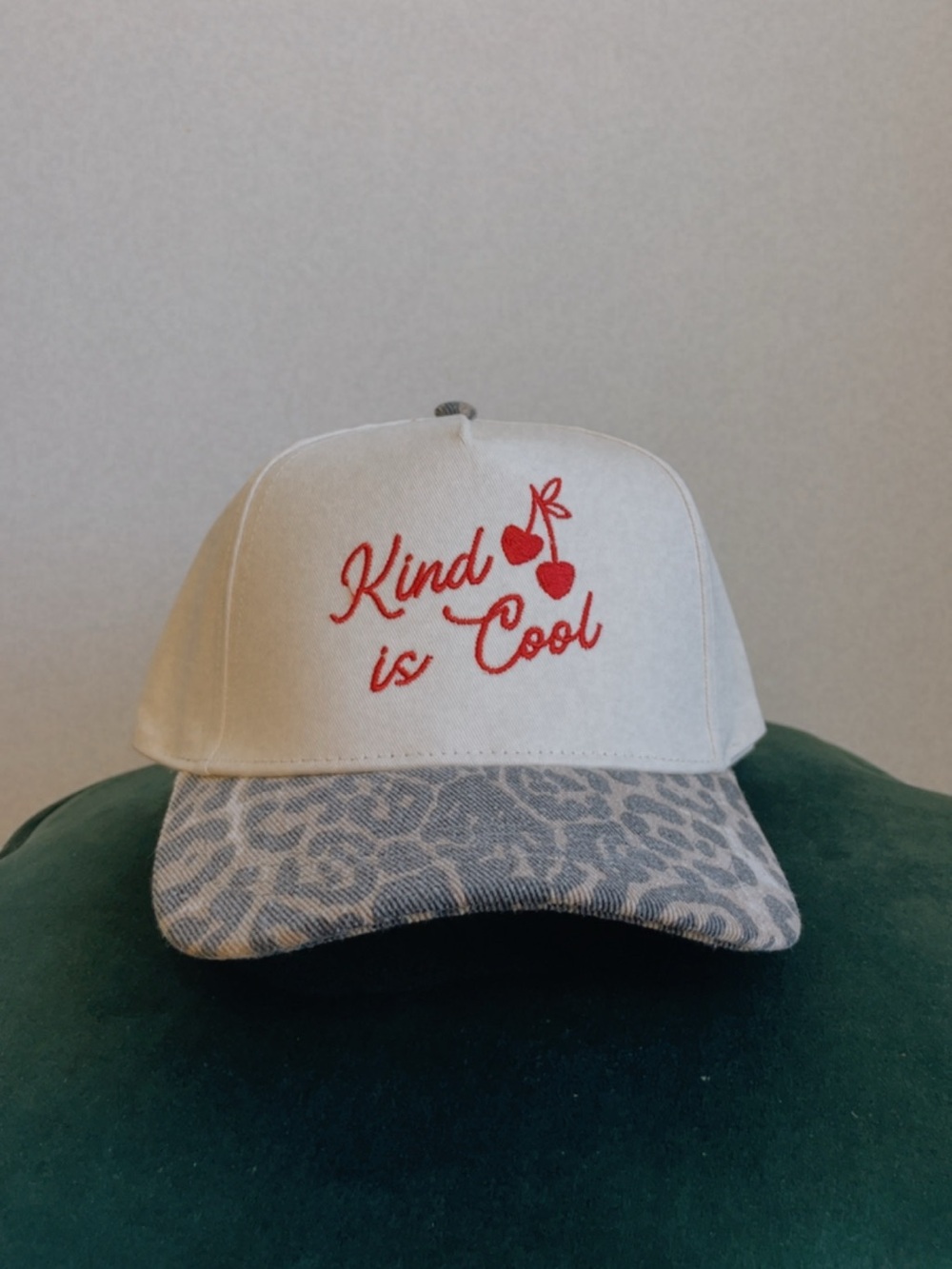 itsmeanttobre Kind is Cool Cherry Trucker Hat